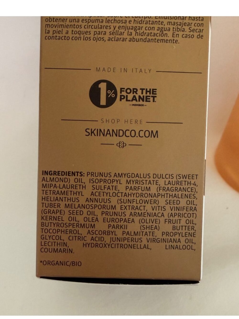 SKIN&CO Truffle Therapy Divine Nectar Shower Oil 250 ML 8.4 Fl Oz Hydrating Body - Picture 9 of 12